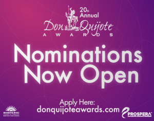 DOn Quijote Nominations Now Open