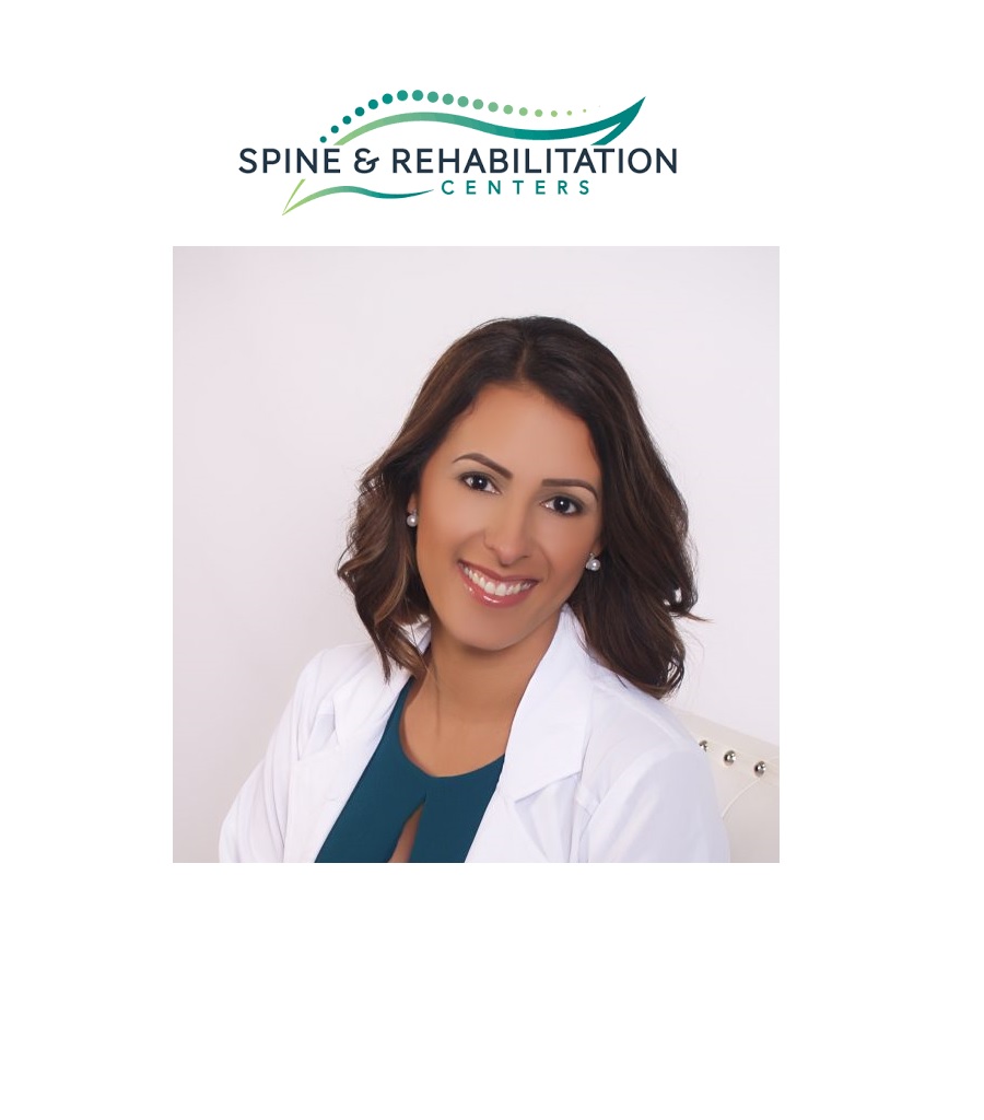 Spine & Rehab Centers logo and headshot